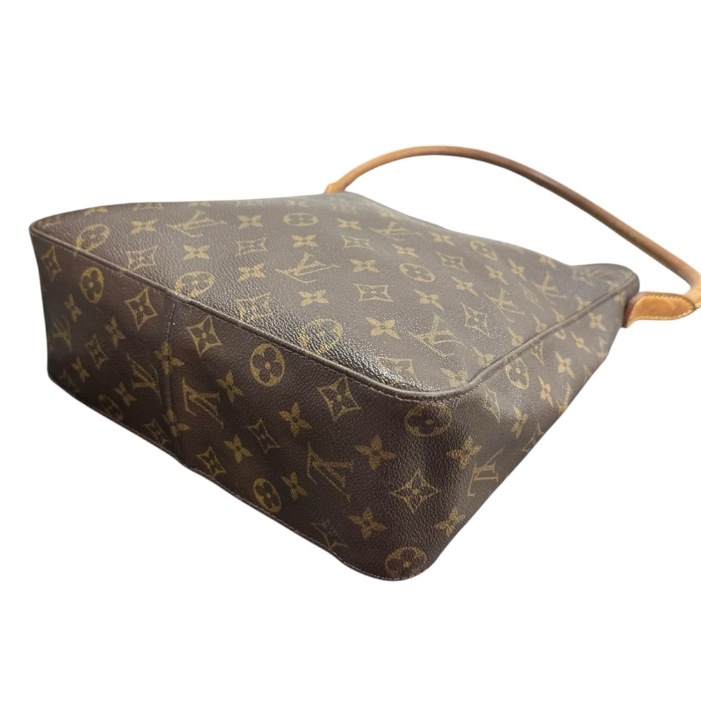 Louis Vuitton Monogram & Vachetta Leather GM Looping Shoulder Bag - Picture 6 of 16